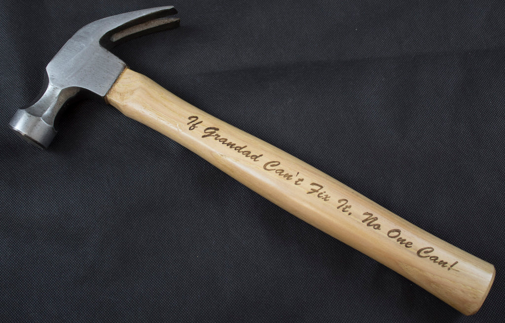 Personalised Hammer, Engraved Hammer, Wooden Hammer - Irish Wooden Gifts