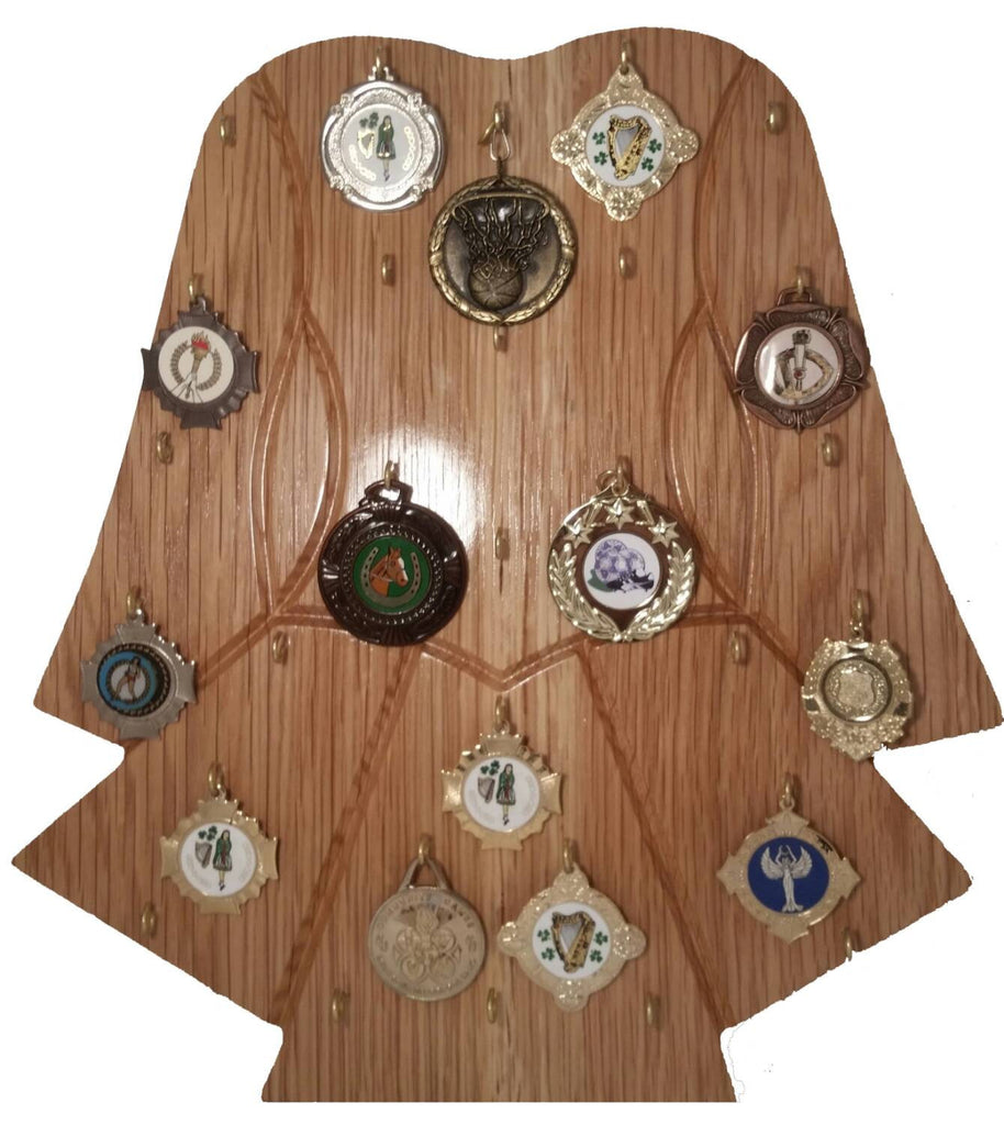 Wooden Veneer Medal Plaques / Medal Holder for irish dancing,boxing, football, basketball, soccer running. Can be personalised - Irish Wooden Gifts