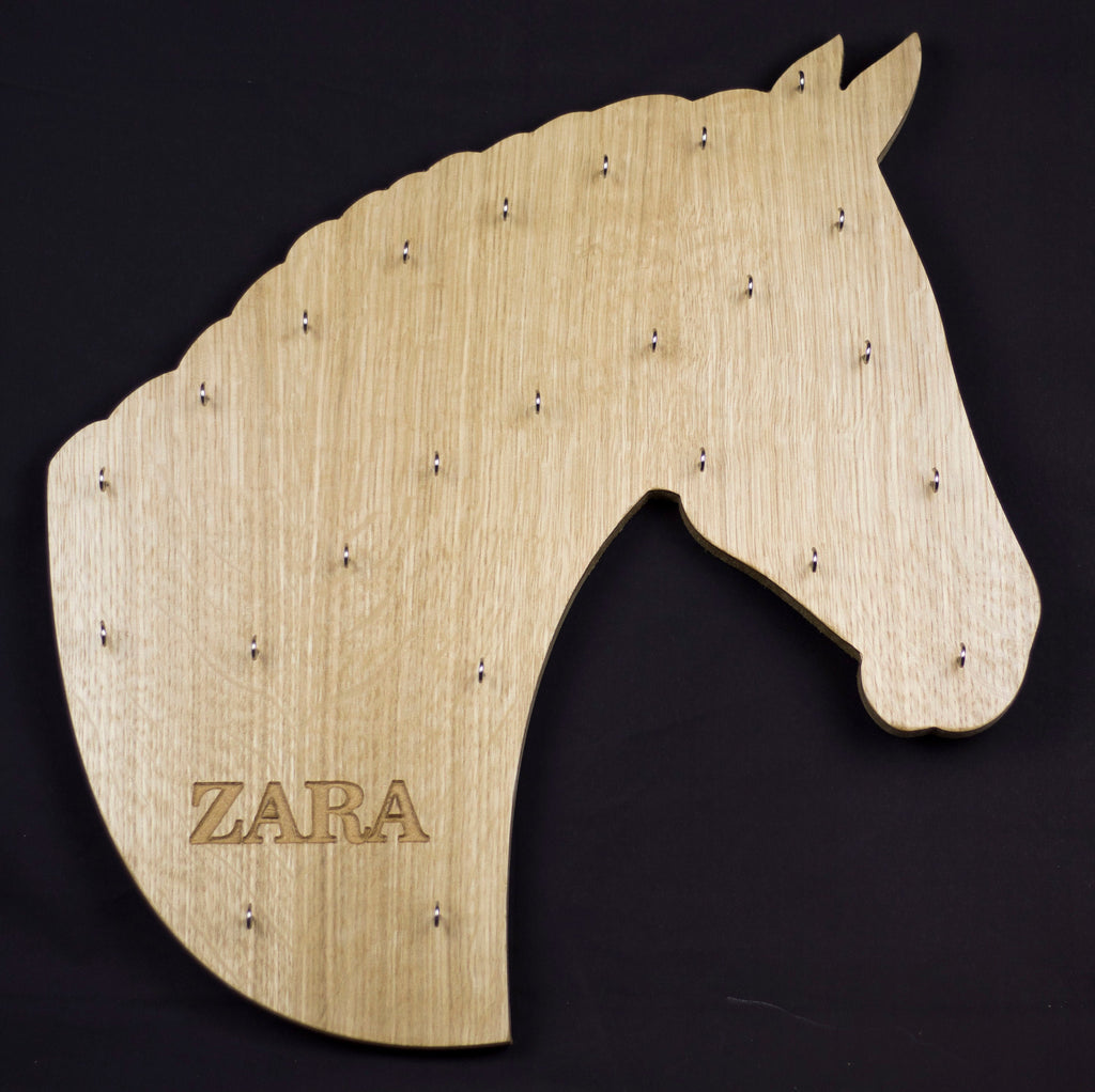 Horse Head Rosette Display - Rosette Board - Irish Wooden Gifts